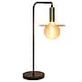 Lalia Home Studio Loft Oslo 24" LED Table Lamp, Matte Black/Antique Brass Plated (LHT-4002-BK)~#|#~0BBFFABD-CF03-43ED-88CA1076F563450B_sc7