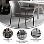 Flash Furniture HERCULES Series Plastic Contoured Stacking Chair, Gray/Black (RUT238AGY)~#|#~0BC365A3-2773-4945-B738549D64258BB7_sc7
