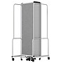 National Public Seating Robo Series 11-Panel Folding Mobile Room Divider, 72"H x 256"W, Grey Fabric (RDG6-11PT02)~#|#~0BC6D41D-DBAA-4A1D-8D7BED0AF1A55A63_sc7
