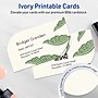 Avery Leaf Business Cards, Matte Ivory, 200/Pack (19479399016)~#|#~0BC6FDC9-F908-4C4A-83D7A1F15BD321A2_sc7