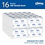 Kleenex Recycled C-Fold Paper Towels, 1-Ply, 150 Sheets/Pack, 16 Packs/Carton (01500)~#|#~0BC86EA9-270C-4293-83A625B05D78A429_sc7