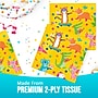 Say Hooray! Animal Jamboree Birthday 6.5" Dinner Napkin, Multicolored, 64 Napkins/Pack (DTC382599NAP)~#|#~0BCAB718-587D-44E0-870A9716C04BE26E_sc7