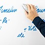 Luxor Magnetic Porcelain Dry-Erase Whiteboard, Aluminum Frame, 72"W x 40"H (DEWM003)~#|#~0BCC3C62-023D-4245-A59A824F7F415C73_sc7