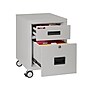 FireKing 2-Drawer Mobile Vertical File Cabinet, Letter/Legal Size, Lockable, Fire Resistant, Platinum (2M1822-1PLI)~#|#~0BD1E0A0-EB5F-4536-9A88DD5CC9F3936A_sc7
