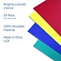 Flipside Foldable Cardboard Freestanding Privacy Shield, 18"H x 48"W, Assorted Colors, 24/Pack (61849)~#|#~0BD40889-AA9B-498E-A54C374538A3FA91_sc7