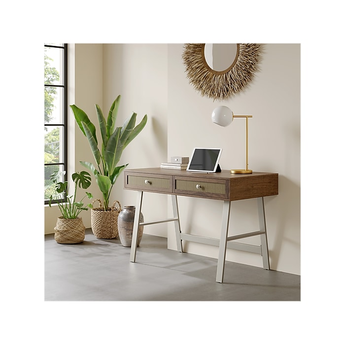 Thomasville Minden 48 Writing Desk Island Teak SPLS MI48D TV Staples