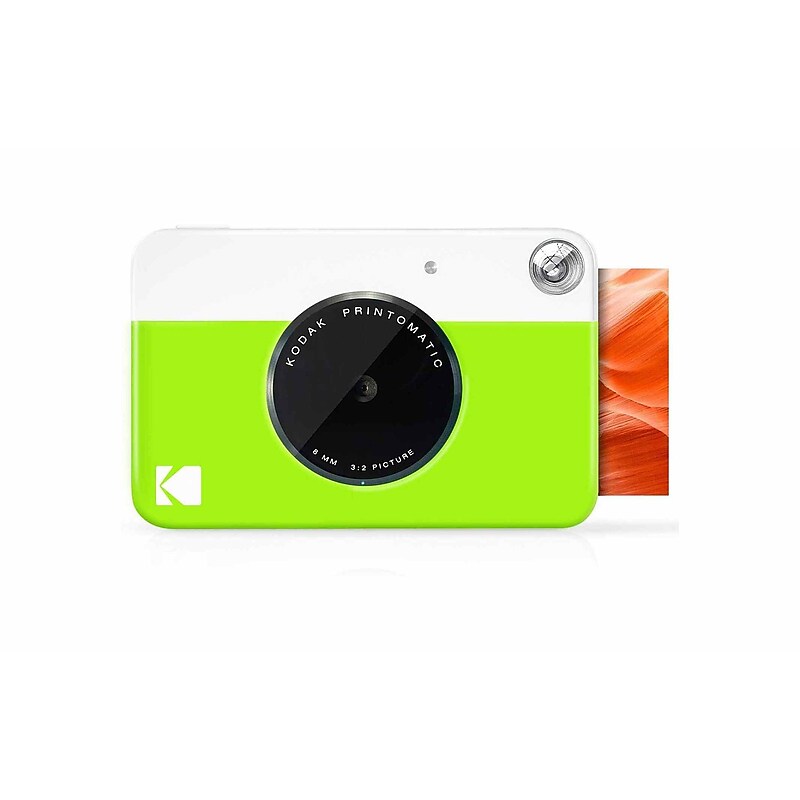 Kodak Printomatic Mini 5 Megapixel Instant Print Digital Camera, Green (RODOMATICGN) image 1