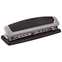 Swingline Precision Pro Desktop Adjustable Hole Punch, 10 Sheet Capacity, Black/Silver (74037)~#|#~0BD6982E-3DE2-41BF-AE74AB7CC7BE677C_sc7