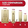 Command Extra Large Decorative Hook, Satin Brass, 2/Pack (17038BR-2ES)~#|#~0BDB49A3-A5A3-465C-893E4626A026A14B_sc7