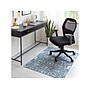 Anji Mountain Rug'd Alta Carpet & Hard Floor Chair Mat, 36" x 48", Blue/Ivory Polyester (AMB9033)~#|#~0BDCD044-0894-4852-82CBFF0FA252E904_sc7