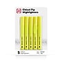TRU RED™ Tank Highlighter with Grip, Chisel Tip, Yellow, 5/Pack (TR54577)~#|#~0BE023C6-9088-4900-A7E548E456440B20_sc7
