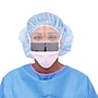 Medline Disposable ASTM Level 3 Procedure Face Masks with Eyeshield, Ties, Purple/White, 25/Box (NON277710Z)~#|#~0BE10F86-F488-49A6-B776731AC81EBDDD_sc7