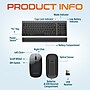 Delton N36 Wireless Keyboard and Optical Mouse Combo, Black (DKMN36-WB)~#|#~0BE27E87-1F21-407F-A41091DA23F4196D_sc7