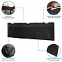 Mount-It! 15"H x 60"W Under Desk Privacy Panel with Mesh Storage Pockets, Black (MI-7251)~#|#~0BE291B8-F036-4CB0-967DCF516392756A_sc7