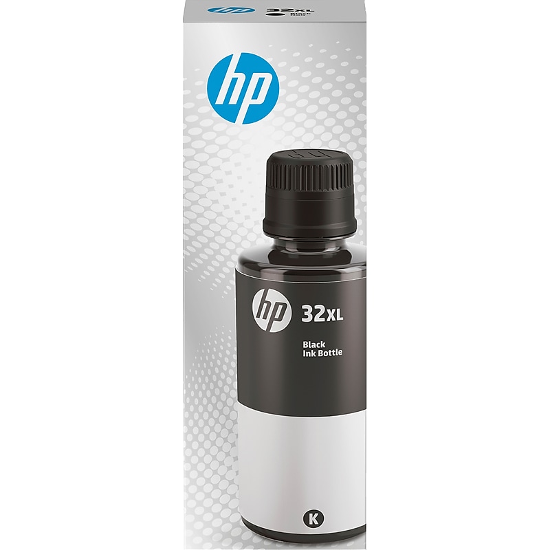 HP 32XL Black High Yield Ink Tank Bottle Refill, Prints Up to 6,000 Pages (1VV24AN) image 1