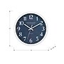 Monarch Specialties Inc. 12" Quartz Wall Clock, Plastic Frame, Battery Powered (I 9116)~#|#~0BE84F5C-66FD-4296-8F737FA4C33A0CB8_sc7