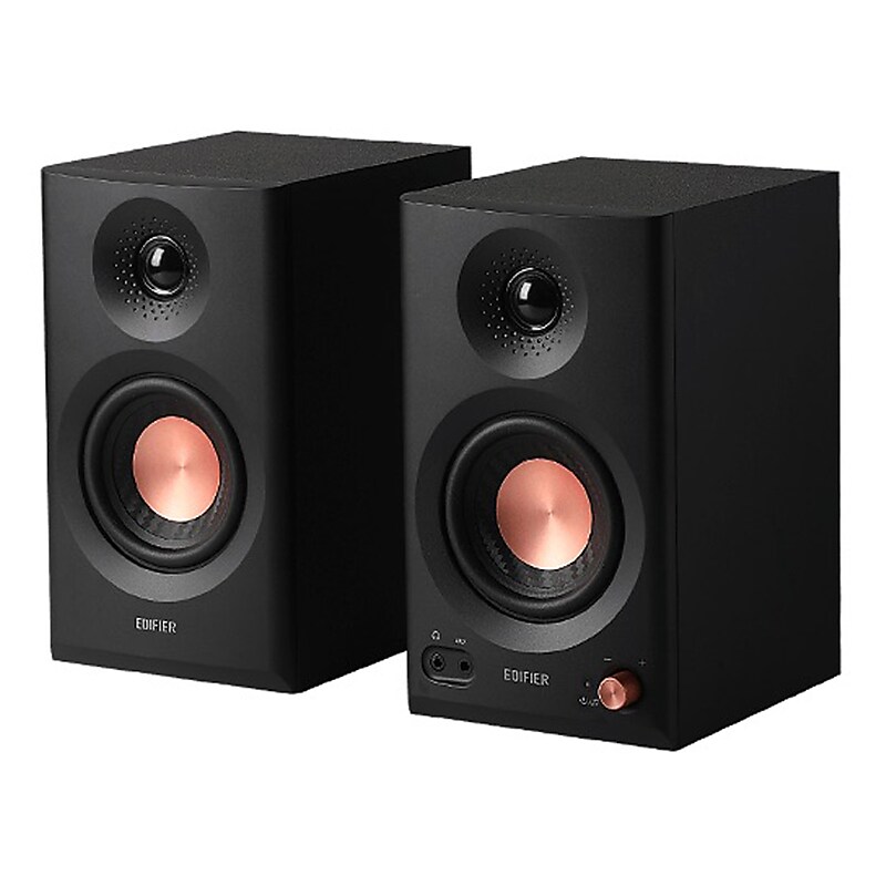 Edifier MR3 36-Watt-Continuous Powered 2.0 Studio Monitor Speaker System, Black, 2-Count (4007972) image 1