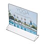 Staples Double-Sided Acrylic Horizontal Sign Holder, 7" x 5", Clear (ST63183)~#|#~0BEB0117-0A34-4231-B2351A4E57644BBC_sc7