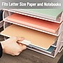 Mind Reader Metal Side Loading Stackable Letter Tray, Pink (DSTACK4-PNK)~#|#~0BEC5882-CF3D-48F4-8B639D92E1C7AC69_sc7
