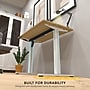 Mount-It! 48"W Electric Rectangular Adjustable Standing Desk, Maple/White (MI-8038)~#|#~0BF4844B-6305-4C33-9705F8C2D0AEC6D8_sc7