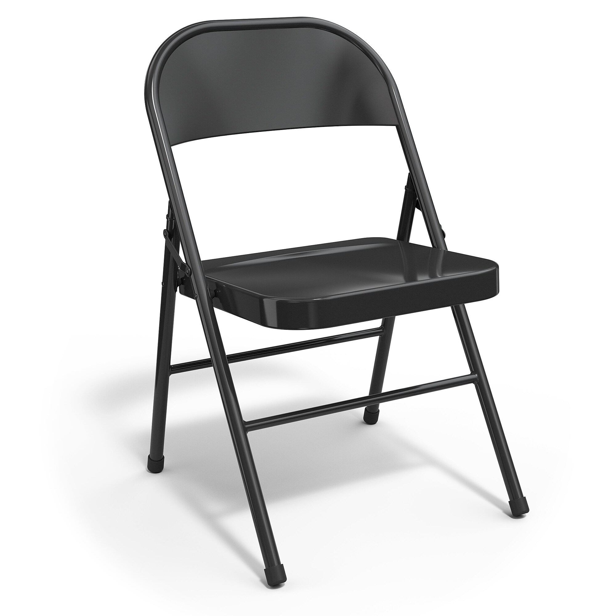Staples Folding & Stacking Chair, Black, 4-Pack Sansujyuku sansujyuku.com