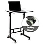 Mind Reader 24"W Adjustable Standing Whiteboard Desk, Black (SDWBOARD-BLK)~#|#~0BFDBEFE-1C67-4C93-964E5DE8D7FBA074_sc7