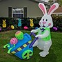 National Tree Company 48" Inflatable Easter Bunny with Wheelbarrow (DF-22JH21302-1)~#|#~0BFE1AA9-96EF-4701-962F7FBA24D39C54_sc7