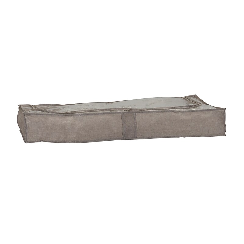 Household Storage Underbed Storage Bag, Zipper and Transparent Top (7409-1) image 1