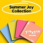 Post-it Super Sticky Notes, 1 7/8" x 1 7/8", Summer Joy Collection, 90 Sheets/Pad, 8 Pads/Pack (622-8SSJOY)~#|#~0BFF3979-BCB6-4CF8-A9FB98B3D4D1C71E_sc7