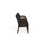 Lesro Weston 4-Seat Tandem Seating, Open House Graphite/Riftwood Walnut  (WS4103.WRW-01OHGP)~#|#~0C00F3DA-14D2-4BD7-B63F2CC31D380A7F_sc7