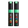 POSCA PC-8K Water Based Paint Marker, Broad Chisel Tip, Fluorescent Green, 2/Pack (UBCPC8KFGREEN-2)~#|#~0C029CCC-B927-451C-A4BE68A713B99F90_sc7