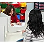 Classroom Products Foldable Cardboard Freestanding Privacy Shield, 13"H x 20"W, White, 20/Box (WS1320 WH)~#|#~0C032005-47F0-4606-8A4511A558D091AF_sc7