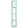 Creekwood Home Classix 62.5" 3-Tier Storage and Display LED Floor Lamp with Charging Ports & Outlet, Aqua (CWF-3009-AU)~#|#~0C0FEC1C-A525-43AE-99BD678266039D67_sc7