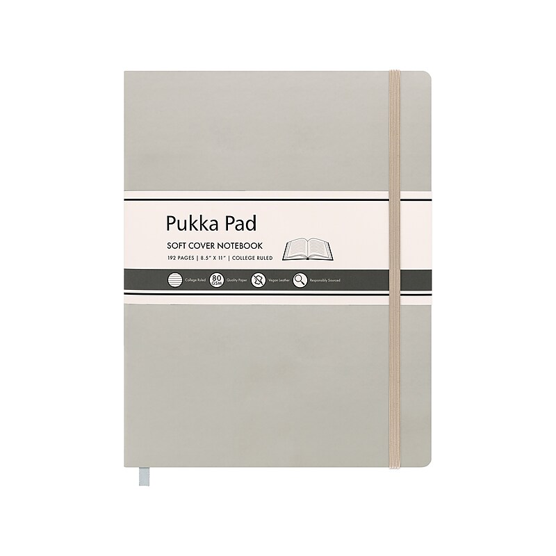 Pukka Pad Professional Notebooks, 8.5" x 11", College Ruled, 96 Sheets, Beige (9943-SIG) image 1
