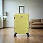 DUKAP Sense 24.39" Hardside Suitcase, 4-Wheeled Spinner, Green (DKSEN00M-GRN)~#|#~0C146698-4CB9-4DAA-828090D3FABE34EA_sc7