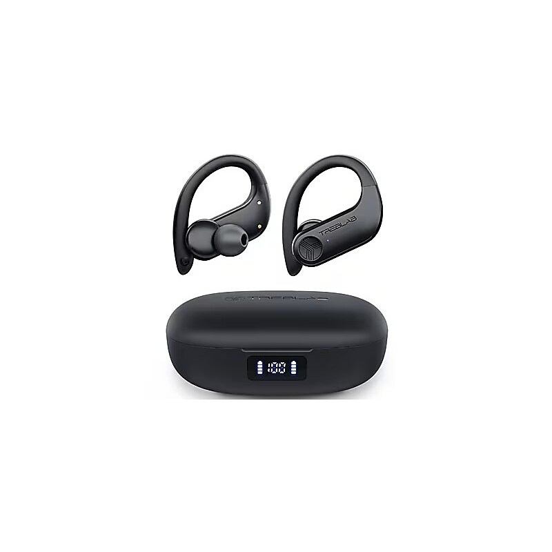 Treblab X3 Pro Wireless Noise Canceling Earbuds, Bluetooth, Black (X3-PRO-B) image 1