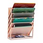 Mind Reader 5-Pocket Plastic Mountable Wall File, Letter Size, Pink (WALLANCH-PNK)~#|#~0C1BA03E-DFF5-4C1C-915D9BEFC12C887F_sc7