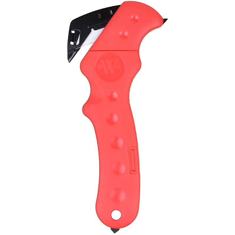 Westcott Single Sided Safety Cutter, Red (00446) image 1