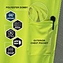 GloWear 8371BK High Visibility Long Sleeve Black Bottom T-Shirt, ANSI Type R Class 3, Lime, X-Large (22295)~#|#~0C221729-F0E9-40EE-A336CBB21CF2183A_sc7