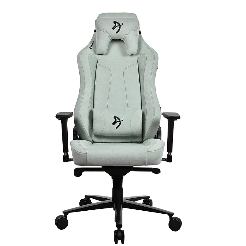 Arozzi Vernazza SoftFabric Ergonomic Racing Gaming Chair, Pearl Green (VERNAZZA-SFB-PGN) image 1