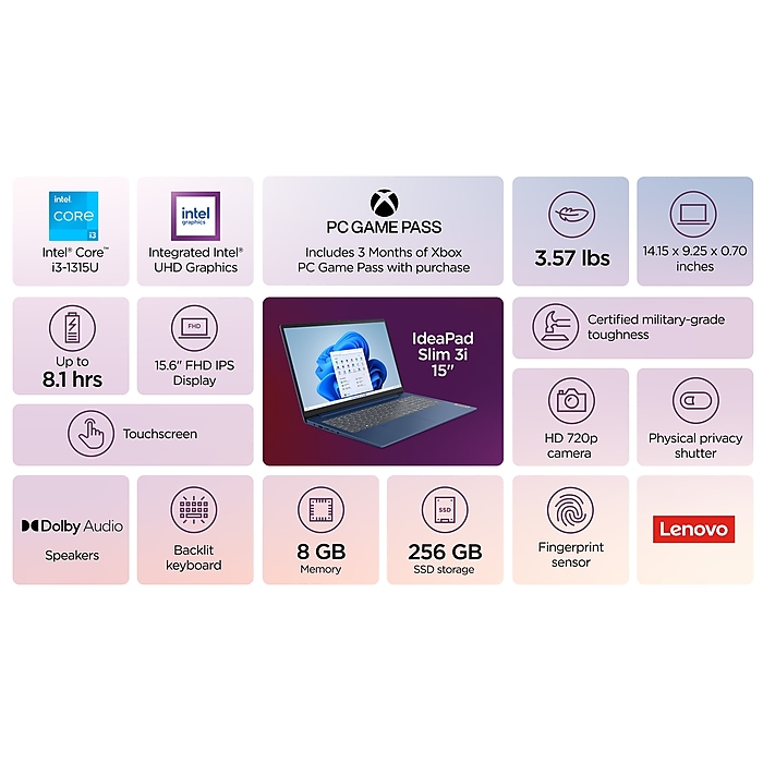 Lenovo IdeaPad Slim 3 15.6 Lenovo IdeaPad Slim 3 15.6