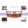 Regency Marque 144"W Curved Reception Desk Workstation, Cherry (77313CH)~#|#~0C2B7A84-B04B-411B-B69DB2E83FFF4EFE_sc7