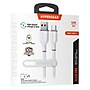 HyperGear Flexi Pro USB-A to USB-C Soft-Touch Silicone Charge and Sync Cable, 10 ft., White (15911)~#|#~0C31BC51-9F28-44F9-94E2CBF69B2F35D7_sc7