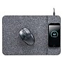Allsop PowerTrack Non-Skid Wireless Charging Mouse Pad, Gray (32192)~#|#~0C3206FD-DE77-4D39-A7A20D714983387E_sc7