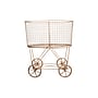 Storied Home 1-Section Rolling Laundry Basket, Metal, Copper (EC0266)~#|#~0C347DA9-751F-43ED-B7B02331D9529377_sc7