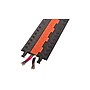 Checkers Guard Dog 1 Channel Low Profile Cable Protector With Standard Ramp, Orange/Black (GD1X75-ST-O-B)~#|#~0C348F58-5450-4C47-804FCB91025D33F0_sc7