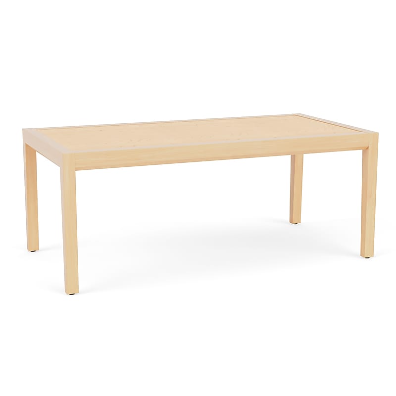 Lesro Brooklyn 40"W x 20"D Laminate Coffee Table, Natural Maple (BK0840.WNA.TNM) image 1