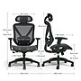 Staples® Dexley Ergonomic Mesh Swivel Task Chair, Black (UN56946)~#|#~0C384656-7E99-4364-8C708E98222002A2_sc7