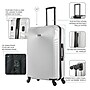 DUKAP INCEPTION 3-Piece Hardside Spinner Carry-On Luggage Set, TSA Checkpoint Friendly, Silver (DKINCSML-SIL)~#|#~0C39A341-4127-4ACB-B2A24C2462BDF91A_sc7