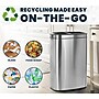 Alpine Industries Stainless Steel Open Top Dual Compartment Indoor Trash Can with Liners, 10.5 Gallon (ALP470-R-40L)~#|#~0C3A3CC4-03EA-4CD2-B9DF1D00DCA92032_sc7